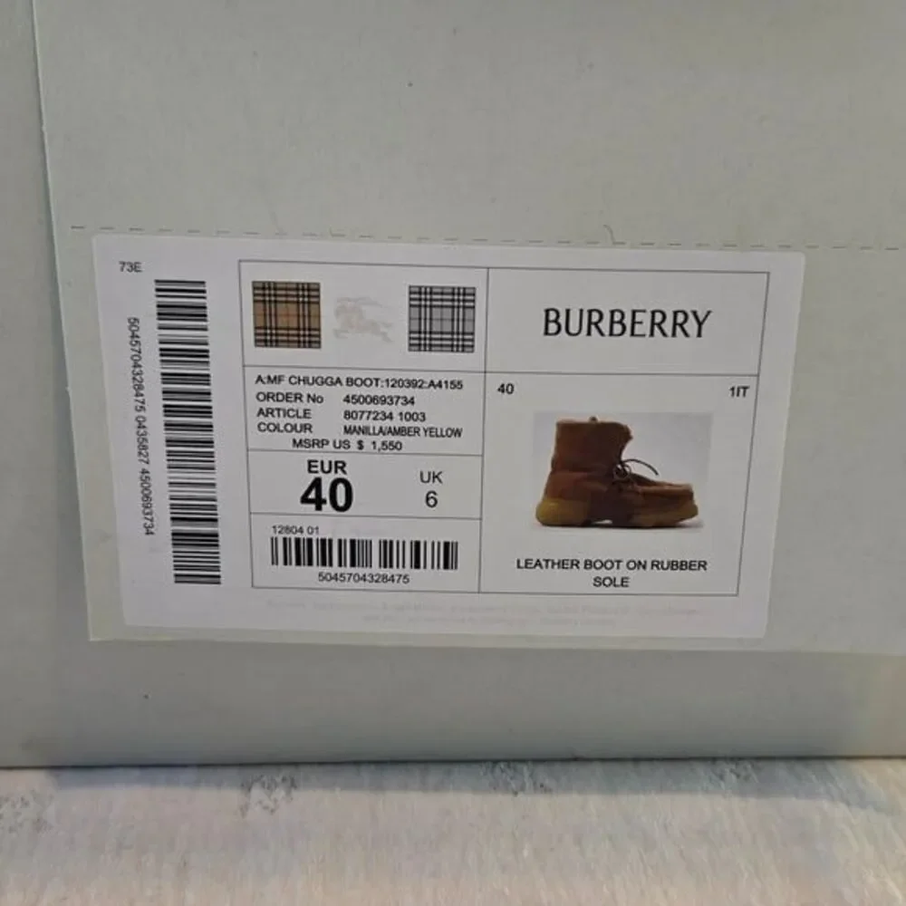 Burberry men boots